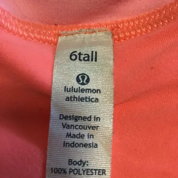 LULULEMON Pace Setter Running Skirt Size 6 Tall - Picture 8 of 12